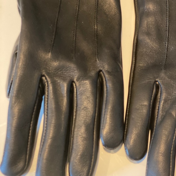 COACH LEATHER GLOVES - Picture 1 of 5